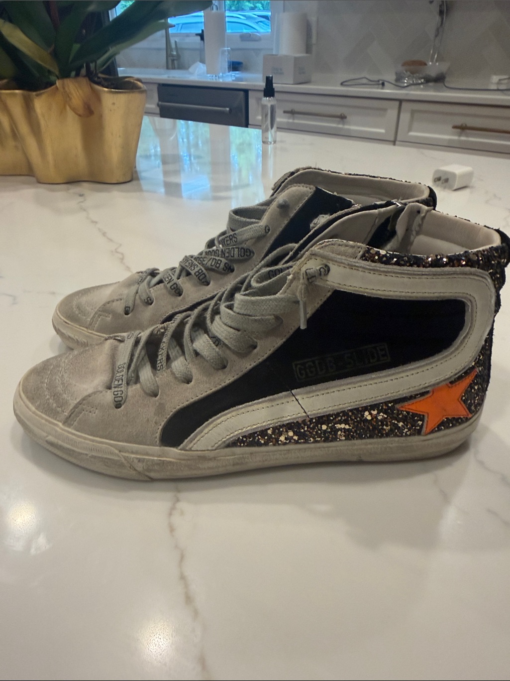 Golden Goose Hightop Sneakers Size 38